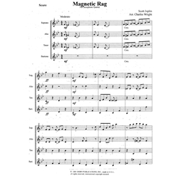 Magnetic Rag - Saxophone Quartet (SATB)