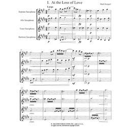 At the Loss of Life & Folly - Saxophone Quartet (SATB)