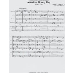 American Beauty Rag: A Rag of Class - Saxophone Quartet (SATB/AATBs)