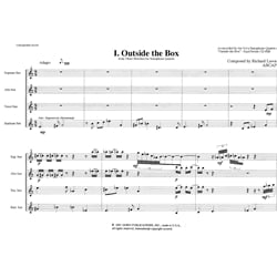 3 Sketches for Saxophone Quartet, No. 1: Outside the Box (SATB)
