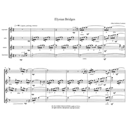 Elysian Bridges - Saxophone Quartet (SATB)
