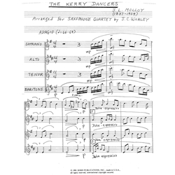 Kerry Dancers - Saxophone Quartet (SATB)