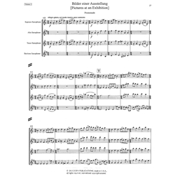 Pictures at an Exhibition, Volume 2 (Movements 7-10) - Sax Quartet (SATB)