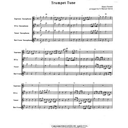 Trumpet Tune - Saxophone Quartet (SATB)