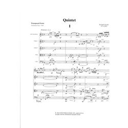 Quintet - Alto Sax and String Quartet
