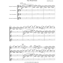 Wind Farm - Saxophone Quartet (SATB)