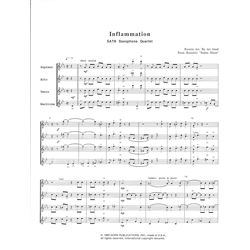 Inflamation from "Sabat Mater" - Saxophone Quartet (SATB)