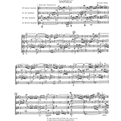 Sinfonia - Saxophone Quartet (SATB)