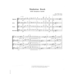 Manhattan Beach - Saxophone Quartet (SATB)