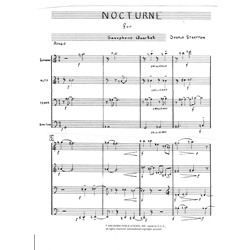Nocturne - Saxophone Quartet (SATB)