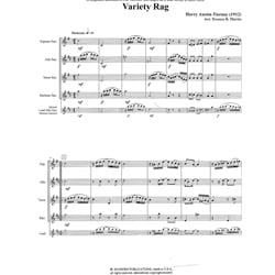 Variety Rag - Saxophone Quartet (S/AATB)