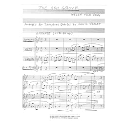 Ash Grove - Saxophone Quartet (SATB)