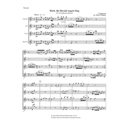 Hark, the Harold Angels Sing - Saxophone Quartet (SATB)
