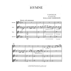 Hymne - Saxophone Quartet (SATB)