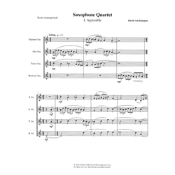Saxophone Quartet (SATB)