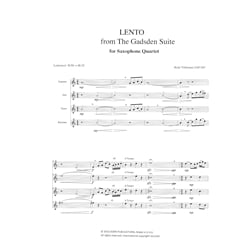 Lento from "The Gadsden Suite" - Saxophone Quartet (SATB)