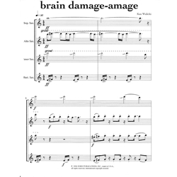 Brain damage-amage from "The Homer Suite" - Saxophone Quartet (SATB)