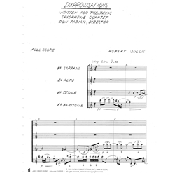 Improvisations - Saxophone Quartet (SATB)