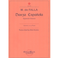 Danza Espanola - Clarinet in A and Piano