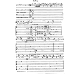 S.A.X. - Solo Alto Saxophone and Sax Quartet (SATB)
