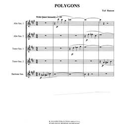 Polygons - Saxophone Quintet (AATTB)