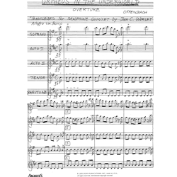 Overture from  "Orpheus in the Underworld" - Sax Quintet (SAATB)