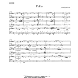 Feline - Sax Quintet (w/ opt. Drums) AATTB
