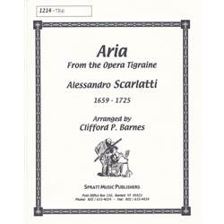 Aria from "Tigraine" - Tuba and Piano