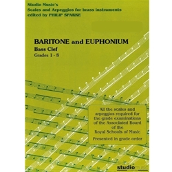 Scales and Arpeggios for Brass Instruments: Baritone and Euphonium BC Grades 1 - 8 (First Edition)