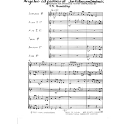 Angelus Ad Pastores Ait - Saxophone Sextet (SAATBBs)