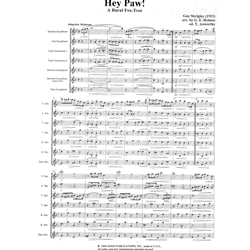 Hey Paw! A Rural Fox-Trot - Saxophone Sextet (SATTBB/Bs)