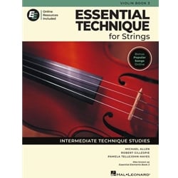 Essential Elements for Strings, Book 3 (Essential Technique 2025 Edition) - Violin
