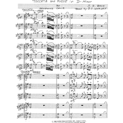 Tocatta & Fugue in D minor - Saxophone Ensemble