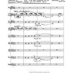 Girl With the Flaxen Hair - Saxophone Ensemble (SAAATTTBBs)