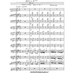 Petite Suite, No. 4 "Ballet" - Saxophone Ensemble