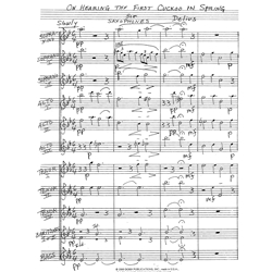 On Hearing the First Cuckoo in Spring - Saxophone Ensemble