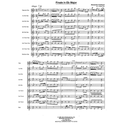 Finale in Eb Major - Saxophone Ensemble (SAAAATTTB)