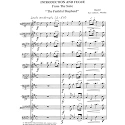 Intro & Fugue from "The Faithful Shepard Suite" - Sax Ensemble