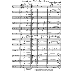 Music for 12 Saxophones