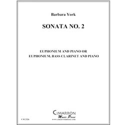 Sonata No. 2 - Euphonium & Piano or Euphonium, Bass Clarinet, & Piano