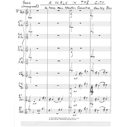 Walk In The City - Saxophone Ensemble (SAAAATTBBs)