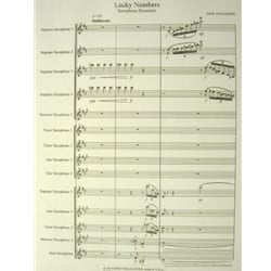 Lucky Numbers - Saxophone Ensemble