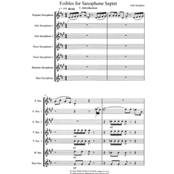 Foibles - Saxophone Septet (SAATTBBs)