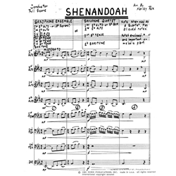 Shenandoah - Saxophone Ensemble (or Quartet)