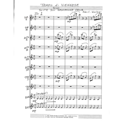Tempo di Viennese, Movement 3 from "Suite for Saxophone Choir"