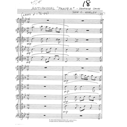 Anitphonal Prayer - Saxophone Choirs