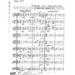 Theme and Variations from "Amazing Grace"- Saxophone Ensemble