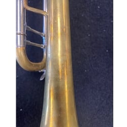 USED Bach Strad 37 Raw Brass Trumpet - CONSIGNMENT