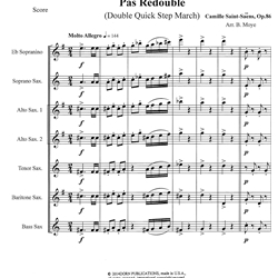 Pas Redouble - Saxophone Ensemble