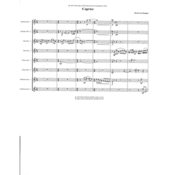 Caprice - Saxophone Ensemble (SSAATTBB)